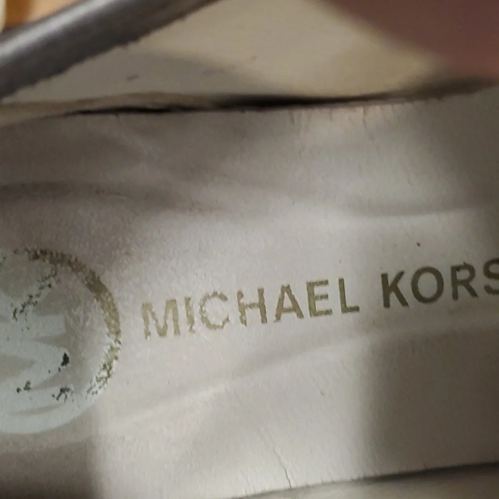 Michael Kors Leather Upper Sneakers SZ 8M - Picture 6 of 8
